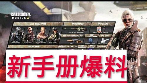 cod手册最新爆料,揭秘游戏新内容与玩法革新